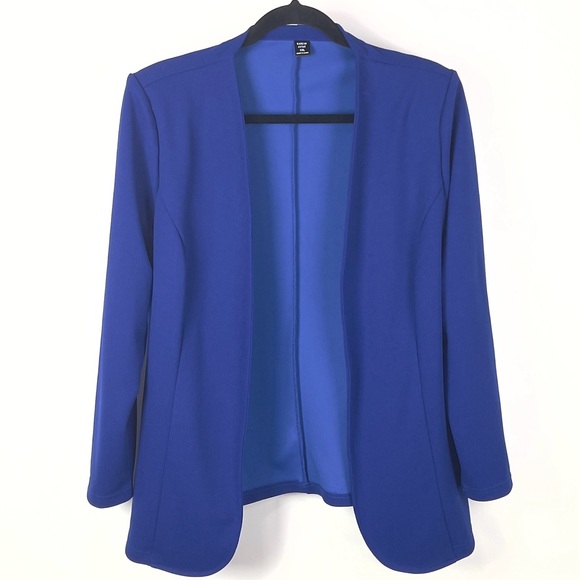 SHEIN Blue Blazer Modern Minimalist Suit Jacket - Picture 1 of 4